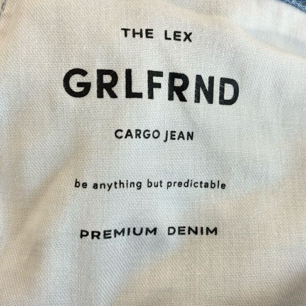 GRLFRND Blue Straight Leg Jeans - Picture 12 of 12